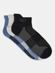 Ajile by Pantaloons Men Pack Of 3 Patterned Ankle Length Socks