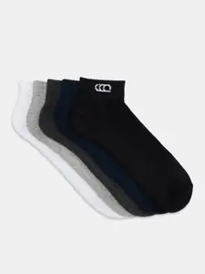 Ajile by Pantaloons Men Pack Of 5 Ankle Length Socks