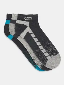 Ajile by Pantaloons Men Pack Of 3 Colorblocked Ankle-Length Socks