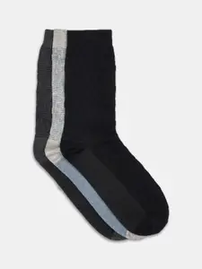 BYFORD by Pantaloons Men Pack Of 3 Patterned Calf-Length Socks