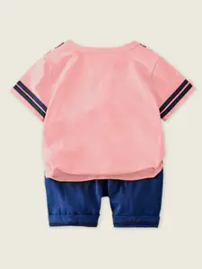INCLUD Boys Colourblocked T-shirt with Shorts