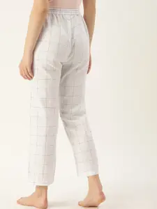 Kryptic Women Pack Of 2 Checked Pure Cotton Lounge Pants