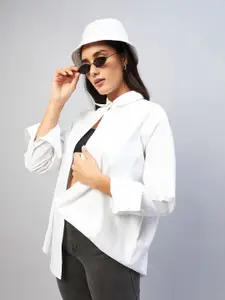 Fab Star Classic Boxy Opaque Pure Cotton Casual Shirt