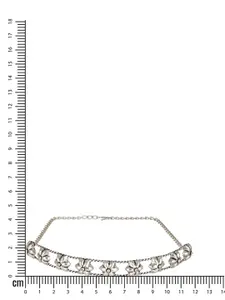 Jazz and Sizzle German Silver Silver Plated Oxidised Necklace