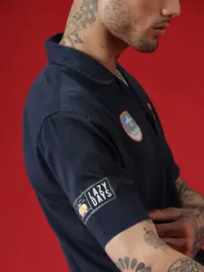 WROGN Comfort Printed Spread Collar Short Sleeves Oversized Casual Shirt