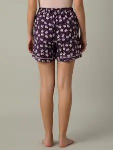 Amante Women Floral Printed Lounge Shorts