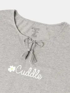 Van Heusen Typography Printed Pure Cotton Night Suit