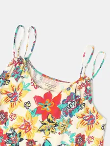 Van Heusen Floral Printed Shoulder Straps Pure Cotton Night Suit