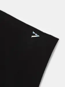 Van Heusen Typography Printed Pure Cotton T-shirt With Shorts