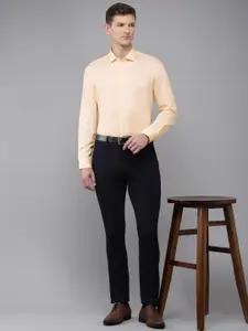 Van Heusen Self Design Slim Fit Formal Shirt