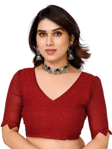 ANAND SAREES Selection of 2 Ethnic Motifs Printed Sarees