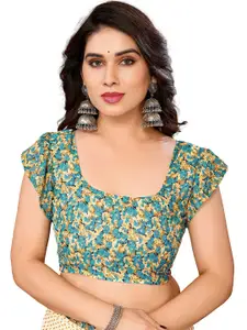 ANAND SAREES Selection Of 2 Floral Printed Sarees