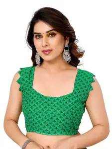 ANAND SAREES Selection Of 2 Floral Printed Sarees