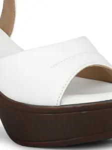 Inc 5 Open Toe Block Heels