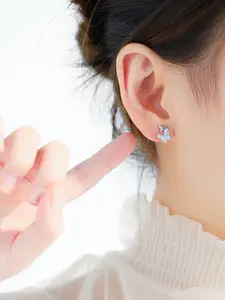 VAGHBHATT Silver-Plated Classic Studs