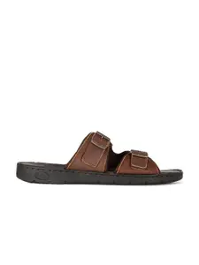 Scholl Men Leather Comfort Sandals