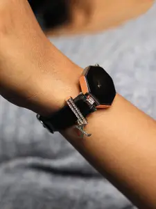 HAUTE SAUCE by  Campus Sutra Women Analog Watch With X Liberty Initial Watch Charm