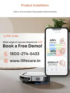 ILIFE V3x 2-in-1 Robotic Vacuum Cleaner