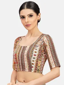 Studio Shringaar Printed Pure Cotton Saree Blouse