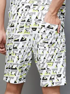 Fame Forever by Lifestyle Men Mid-Rise Typography Printed Shorts
