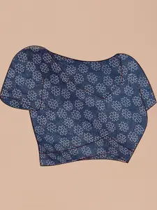 Anouk Ethnic Motifs Printed Pure Linen Tussar Saree