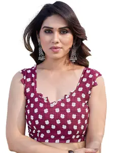 ANAND SAREES Selection Of 2 Floral Printed Sarees