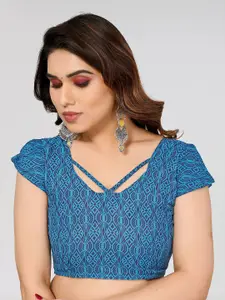 ANAND SAREES Selection Of 2 Floral Printed Poly Georgette Sarees