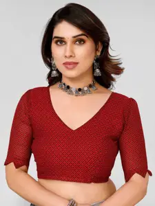 ANAND SAREES Selection Of 2 Abstract Printed Poly Georgette Sarees