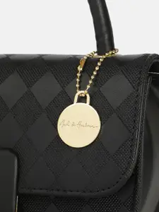 Mast & Harbour Geometric Textured Structured Satchel