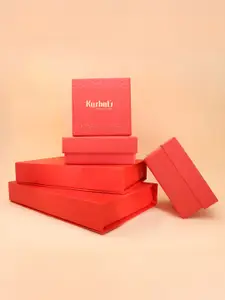 Kushal's Fashion Jewellery Set Of 2 Gold-Plated Intricated Antique Bangles