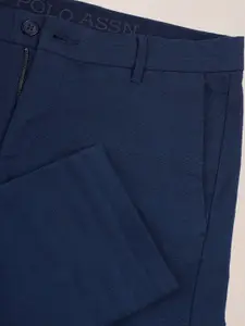 U.S. Polo Assn. Men Slim Fit Mid-Rise Chinos Trousers