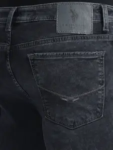 U.S. Polo Assn. Denim Co. Men Skinny Fit Mid-Rise Clean Look Stretchable Jeans