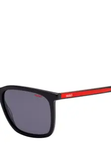 HUGO Men Wayfarer Sunglasses with UV Protected Lens 201941OIT55IR