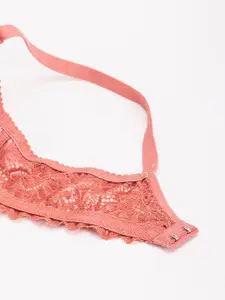 DressBerry Peach-Coloured Medium Coverage Lightly Padded T-shirt Bra- All Day Comfort