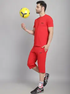 MACK JONNEY Sports T-Shirt & Knee-Length Shorts Tracksuit