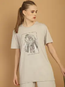 MACK JONNEY Printed Sports T-Shirt With Shorts