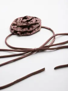 MANGO Flower Choker Necklace