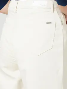 Kraus Jeans Women Clean Look Wide Leg High-Rise Stretchable Jeans