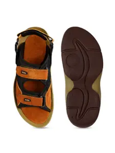 Woakers Men Leather Sports Sandals