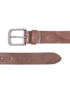 Woodland Men Solid Leather Belt