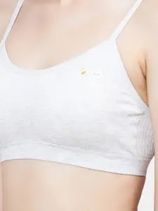 PLUMBURY Girls Full Coverage Lightly Padded Seamless Beginners Bra- All Day Comfort