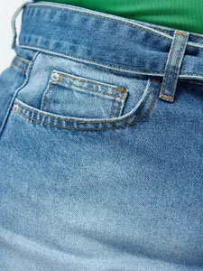 Trendyol Cotton A-Line Plus Size Mini Skirts