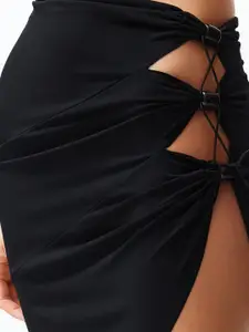 Trendyol Shoulder Straps Cut Out Swim Bra & Skirt