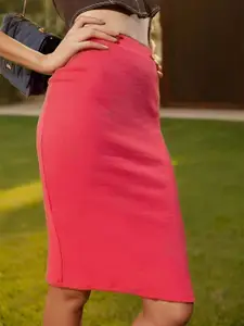 Stylecast X Hersheinbox Side Slit Pencil Skirt