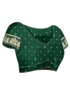 Saree mall Ethnic Motifs Printed Zari Pochampally Sarees