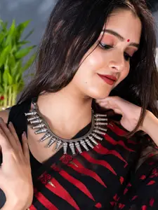 Binnis Wardrobe German Silver Silver-Plated Necklace