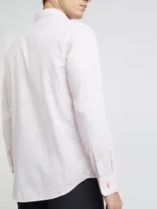 Park Avenue Checked Formal Shirt