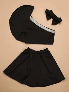 Ameeha Girls Top with Skirt