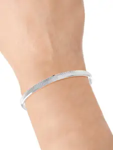 Taraash Men 925 Sterling Silver Kada Bracelet