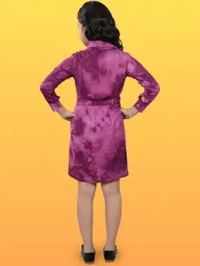 BAESD Abstract Print Shirt Style Dress